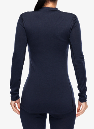 Funkčné tričko dámske Icebreaker 260 Tech LS Turtleneck - midnight navy