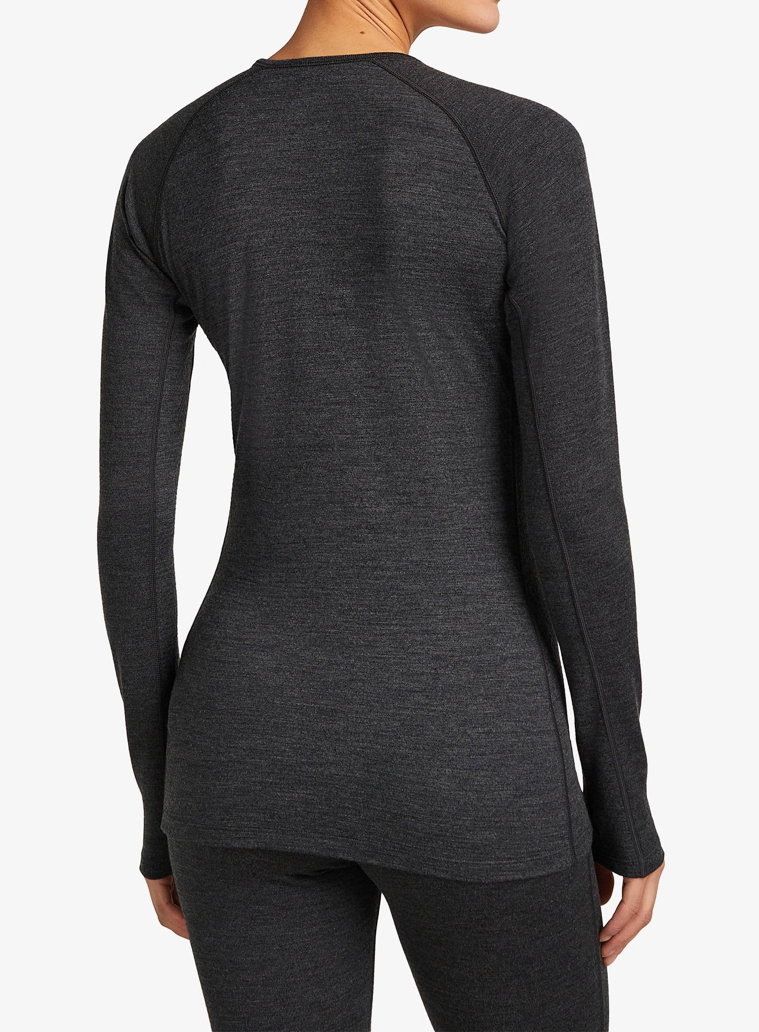 Funkčné tričko dámske Icebreaker Merino 260 ZoneKnit LS Crewe - jet hthr
