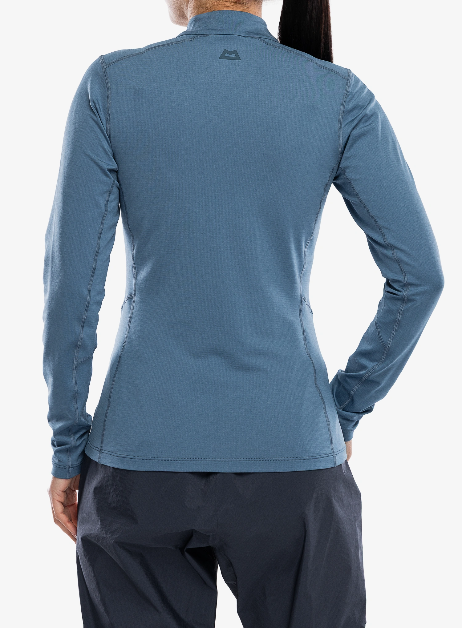 Funkčné tričko dámske Mountain Equipment Cerrig LS Zip-T - stellar blue