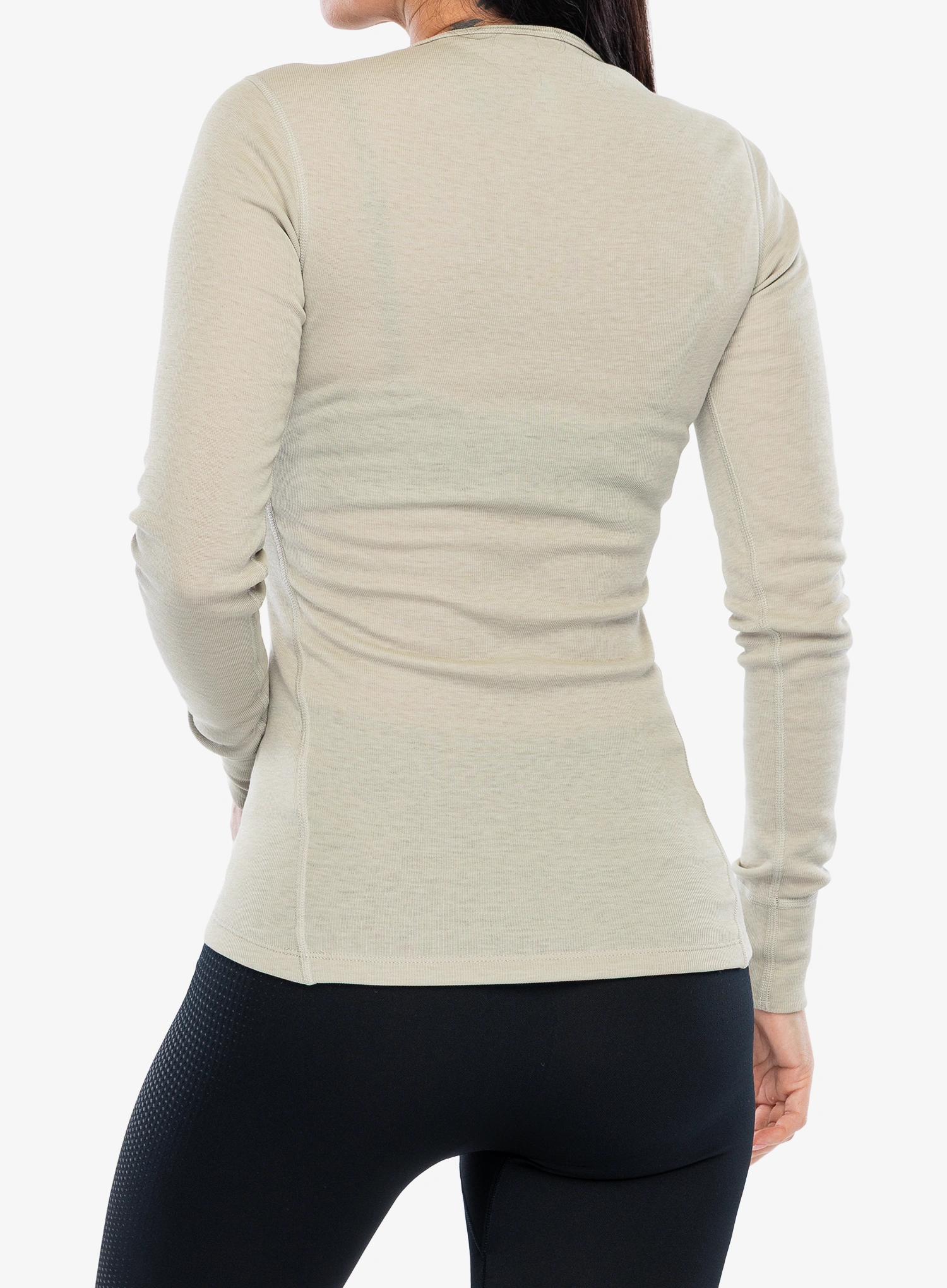 Funkčné tričko dámske Odlo Active Warm Eco BL Top Crew Neck LS - agate gray