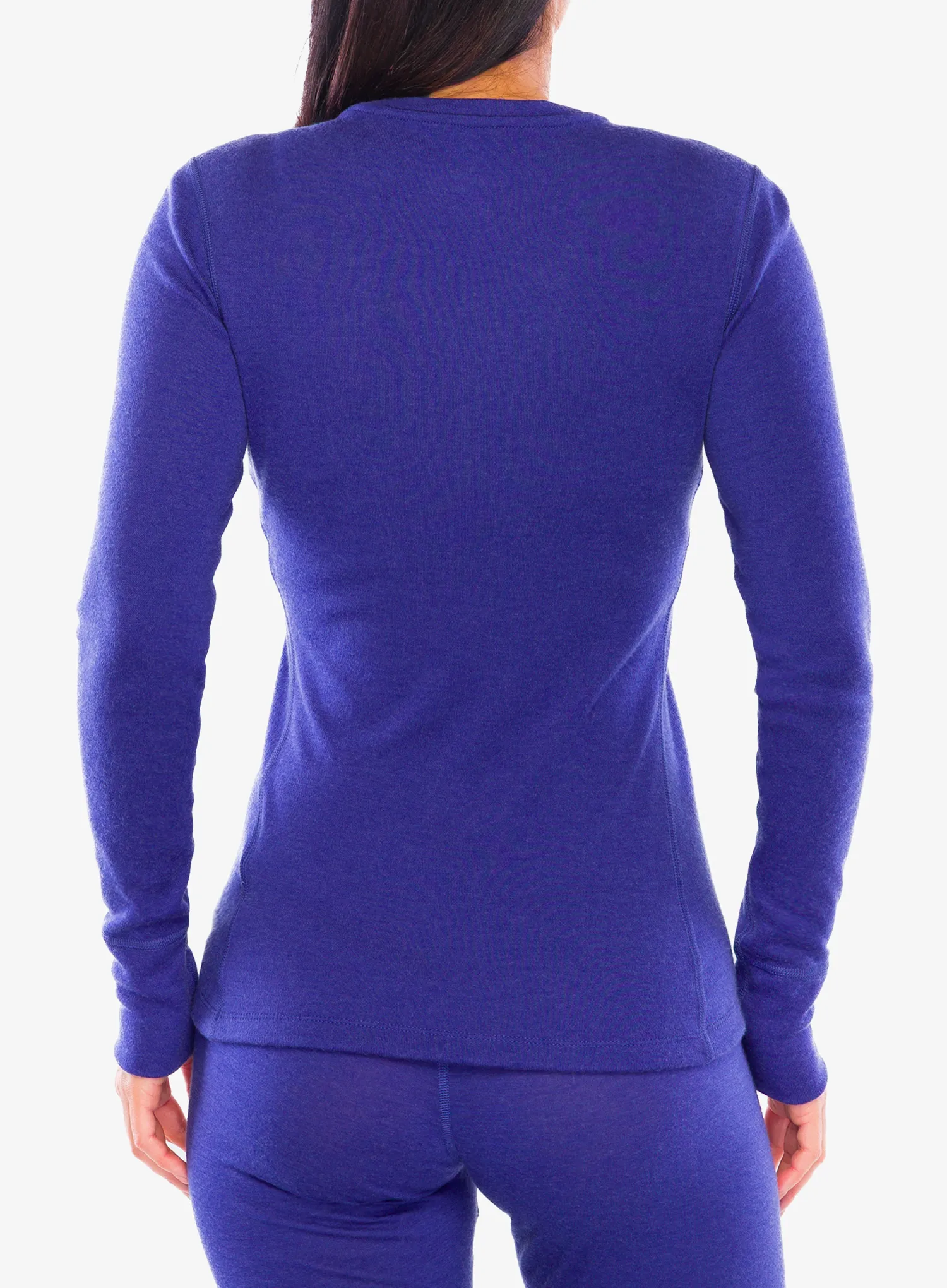 Funkčné tričko dámske Odlo Merino 260 BL Top Crew Neck LS - skipper blue