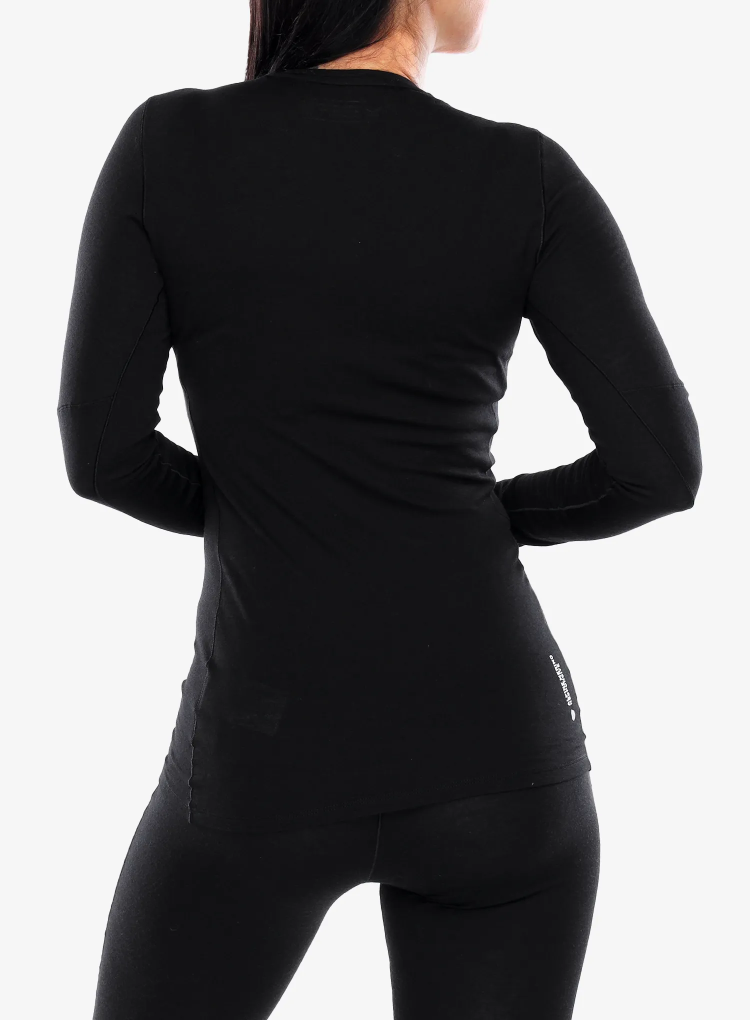 Funkčné tričko dámske Salewa Cristallo Warm Amr L/S Tee - black out