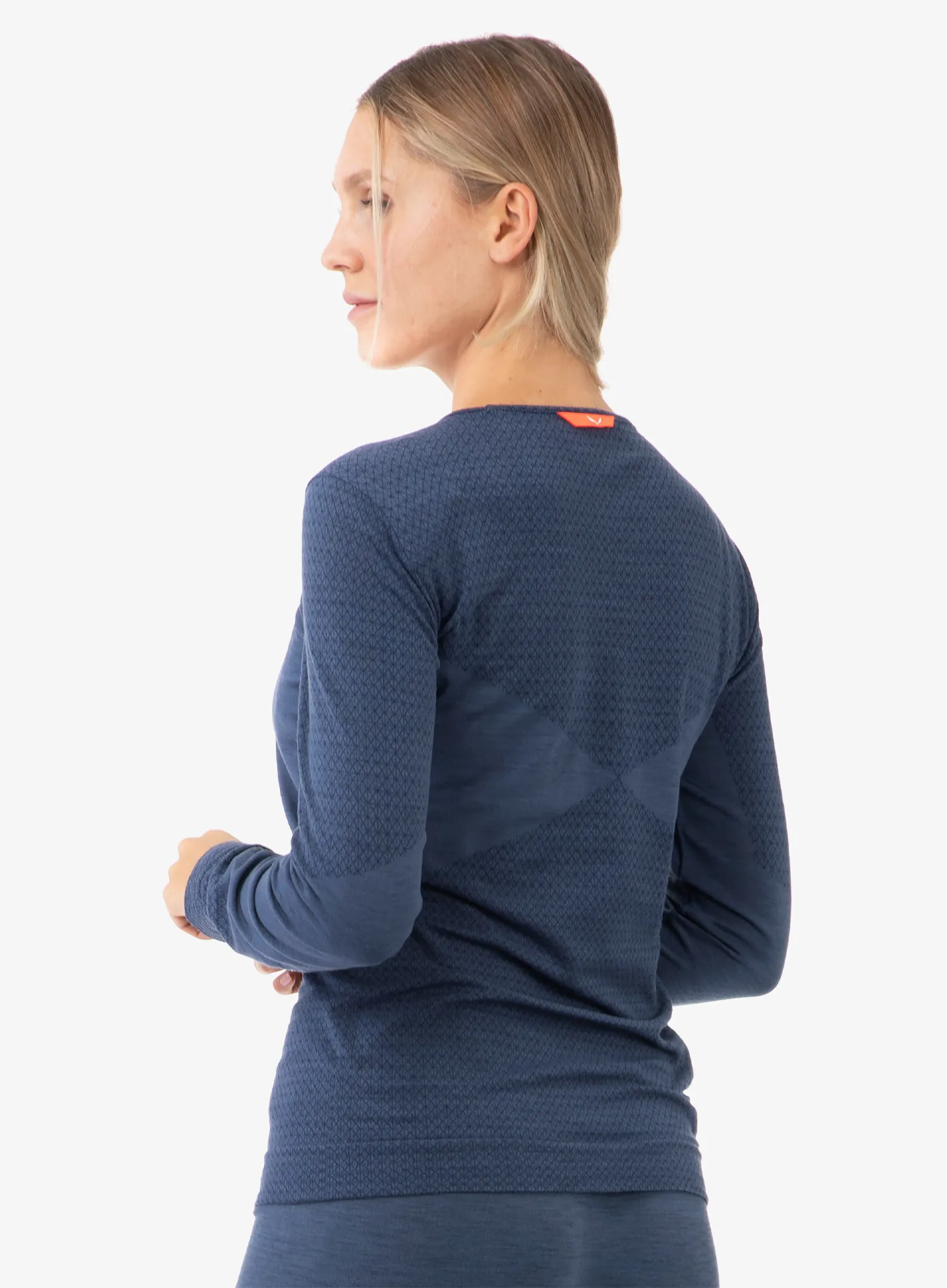 Funkčné tričko dámske Salewa Zebru Responsive L/S Tee - dark denim
