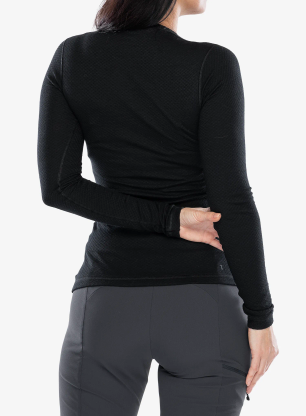 Funkčné tričko Sensor Merino DF Tee L/S - black