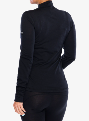 Funkčné tričko dámske Super.natural Tundra175 Turtleneck - jet black