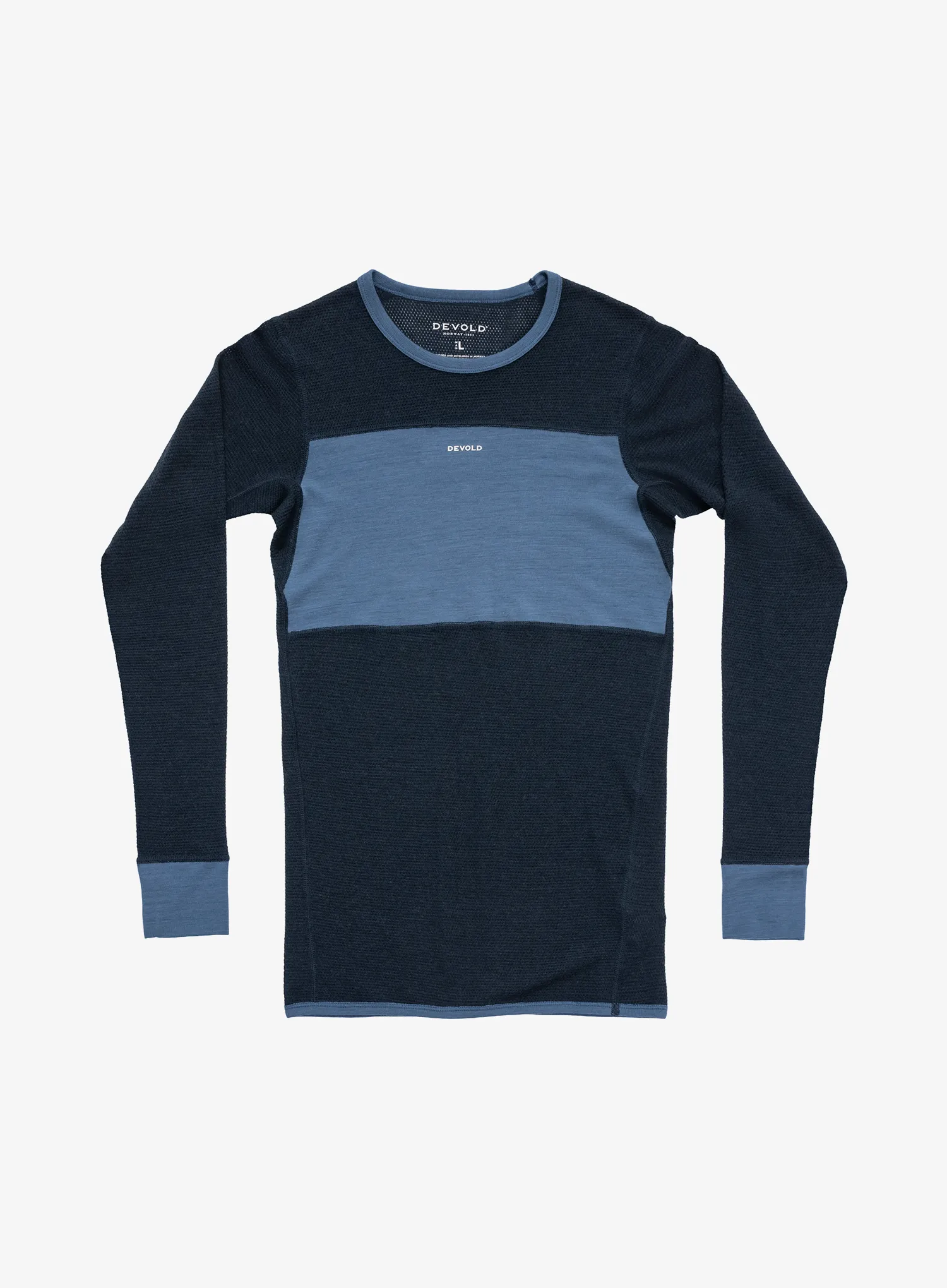 Funkčné tričko Devold Wool Mesh 190 Shirt - berry/ink