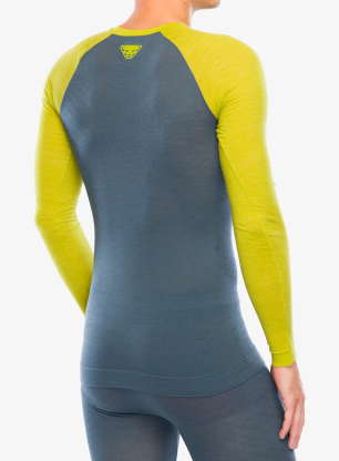 Funkčné tričko Dynafit Tour Light Merino L/S tee - golden lime