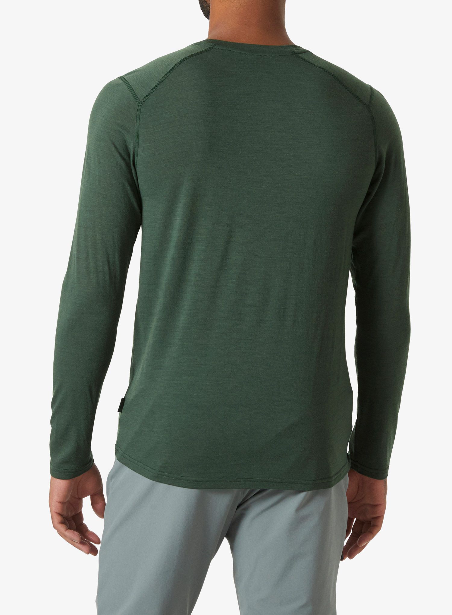 Funkčné tričko Helly Hansen Durawool Crew LS - jungle green