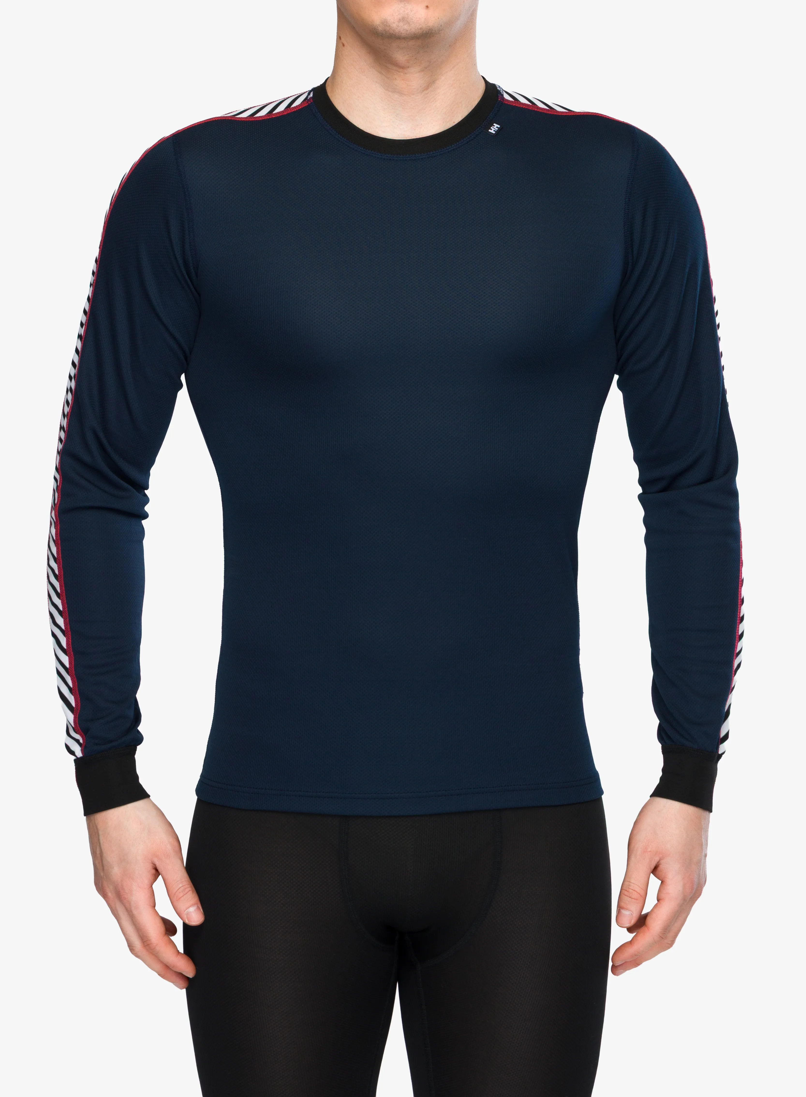 Funkčné tričko Helly Hansen HH LIFA Stripe Crew - navy