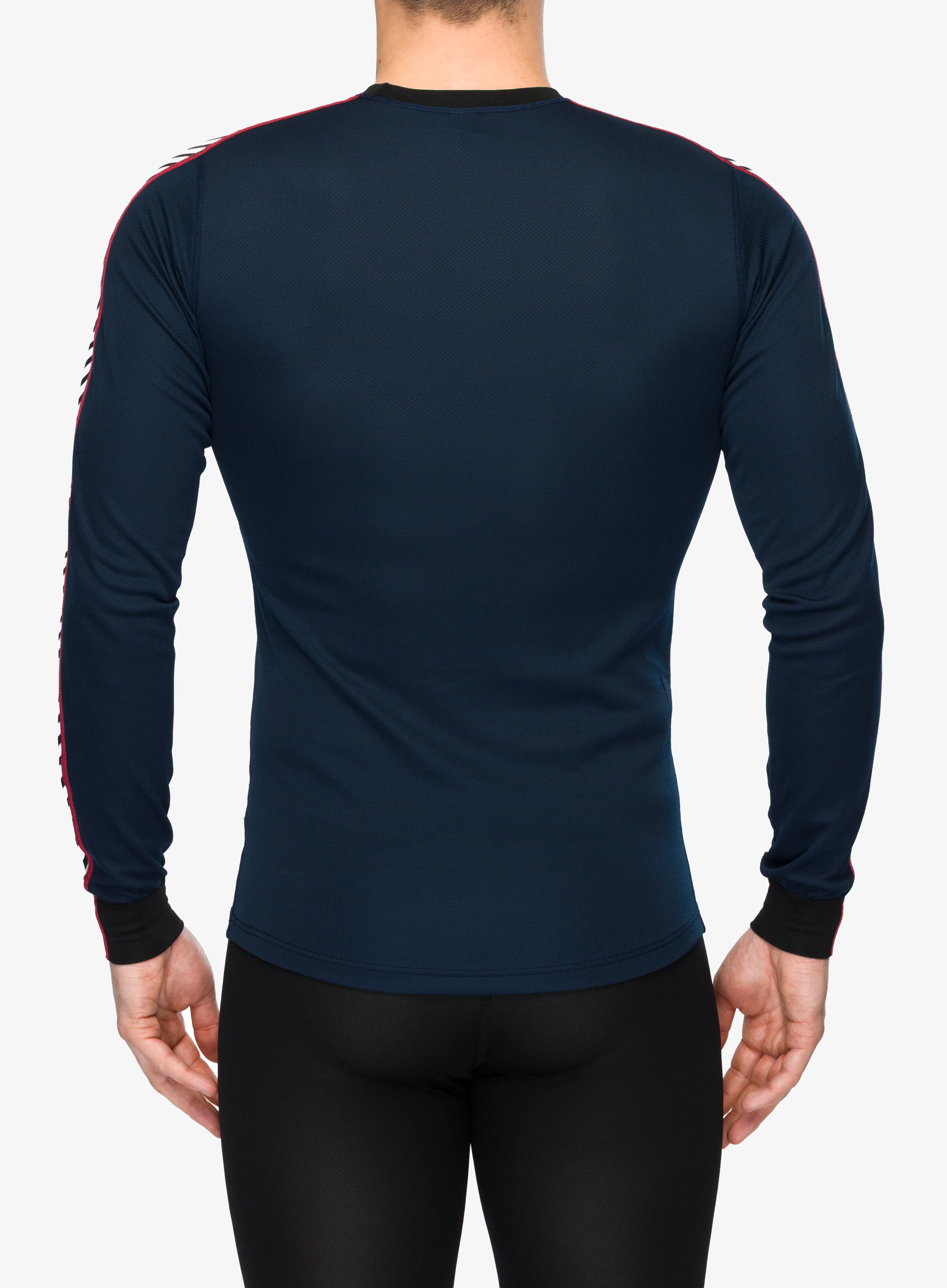 Funkčné tričko Helly Hansen HH LIFA Stripe Crew - navy
