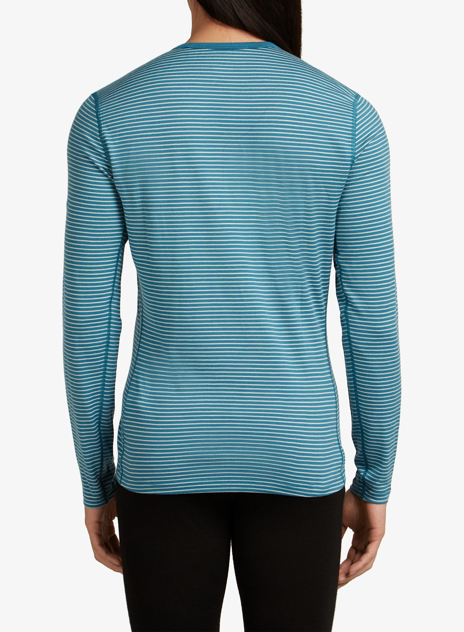 Funkčné tričko Icebreaker 200 Oasis L/S Crewe - topaz/undyed/s