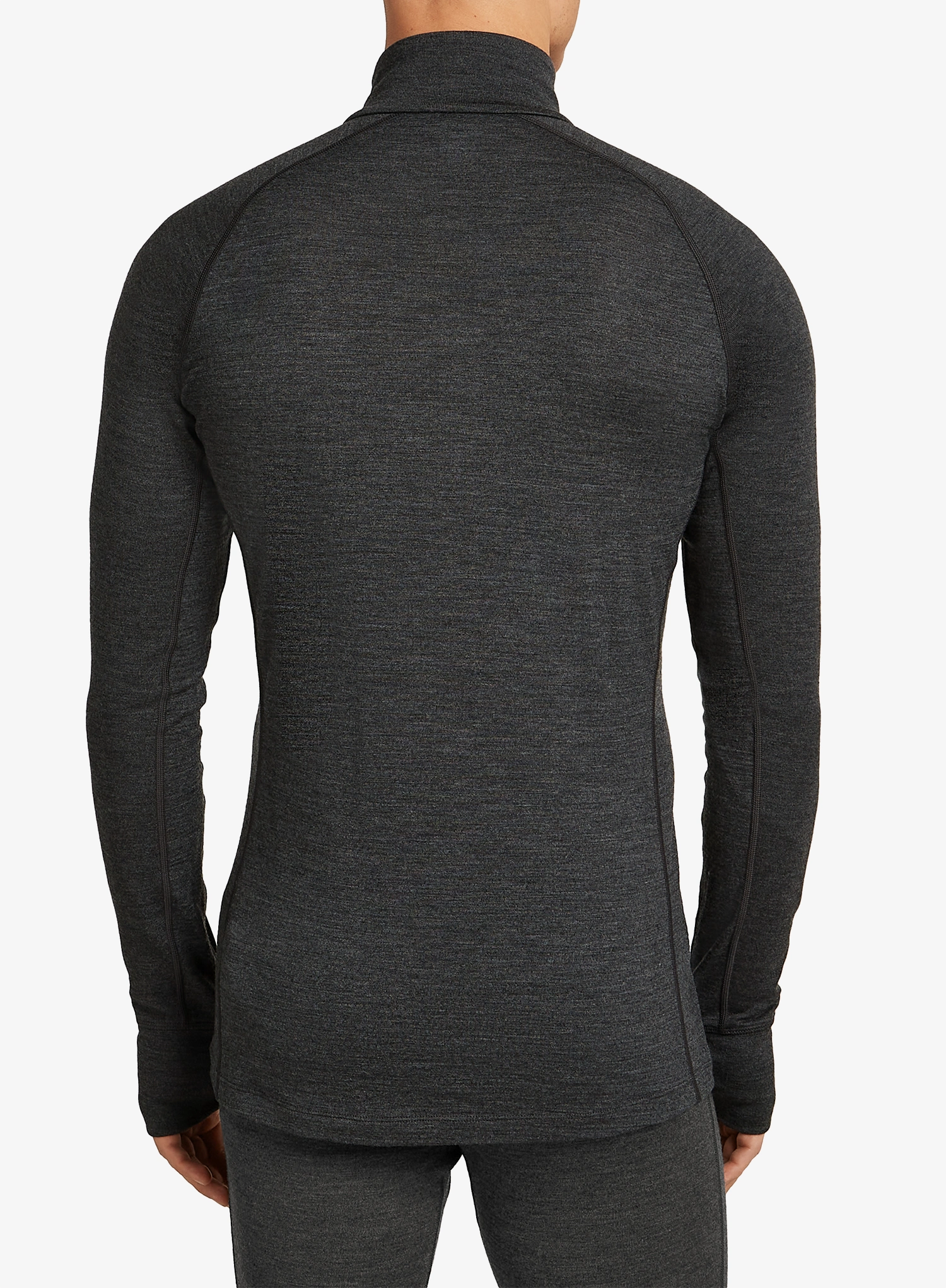 Funkčné tričko Icebreaker Merino 260 ZoneKnit LS Half Zip - jet hthr