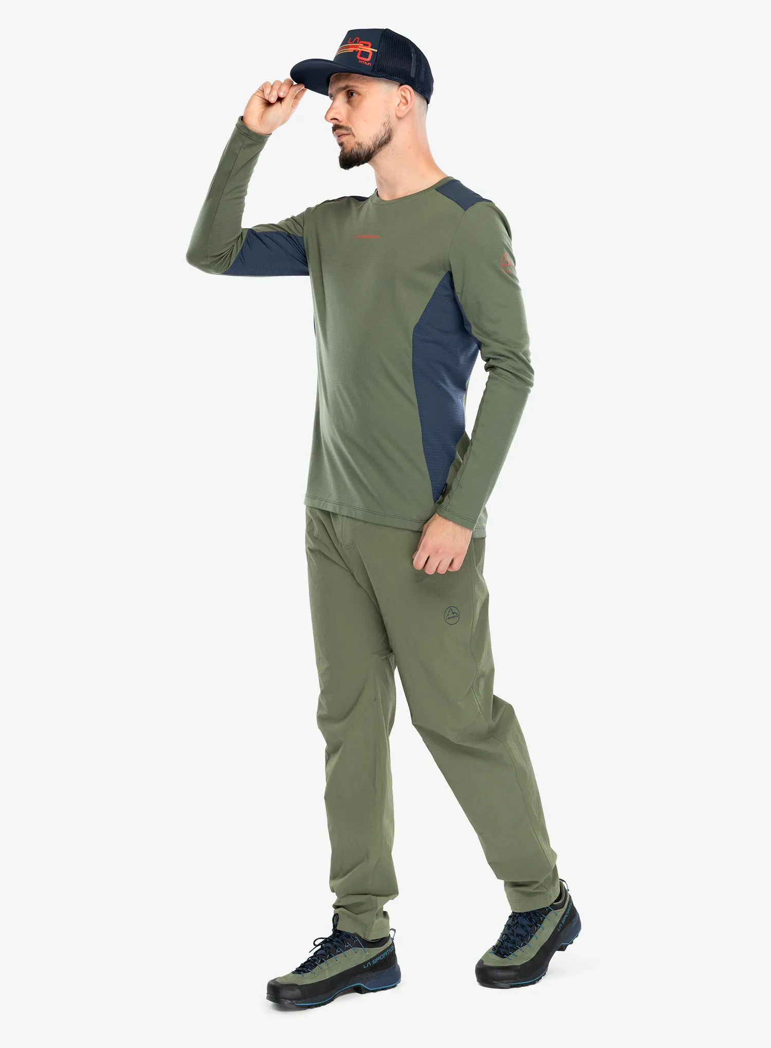 Funkčné tričko La Sportiva Beyond Long Sleeve - cypress/night sky