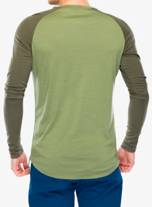 Funkčné tričko Norrona Femund Pureull Long Sleeve - green