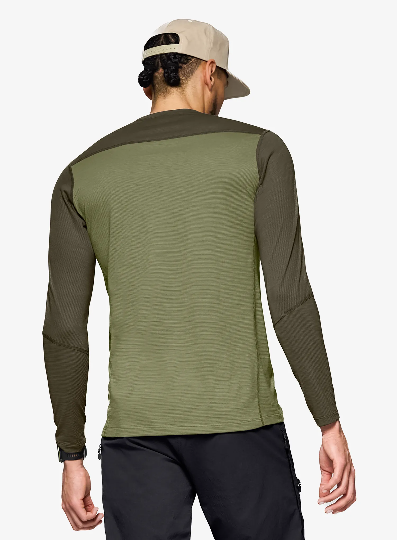 Funkčné tričko Norrona Femund PureUll Long Sleeve - loden green