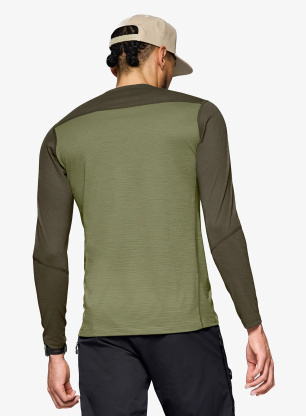 Funkčné tričko Norrona Femund PureUll Long Sleeve - loden green