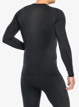 Funkčné tričko Odlo Performance Warm BL Top Crew Neck L/S - graphite grey
