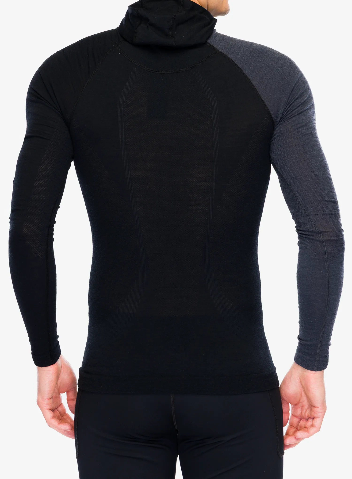 Funkčné tričko Ortovox 120 Comp Light Hoody - black raven
