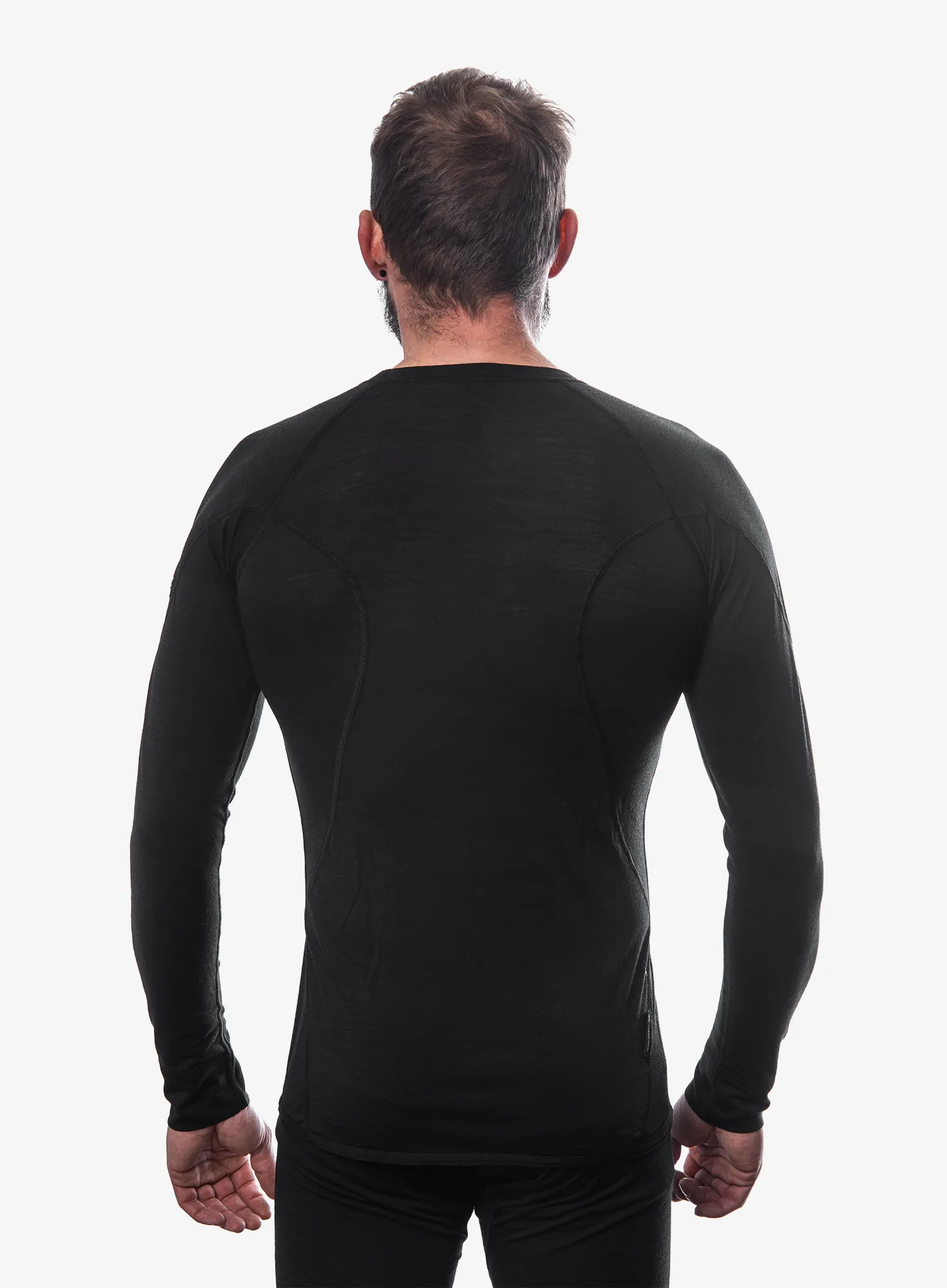 Funkčné tričko Sensor Merino Air Tee LS - black