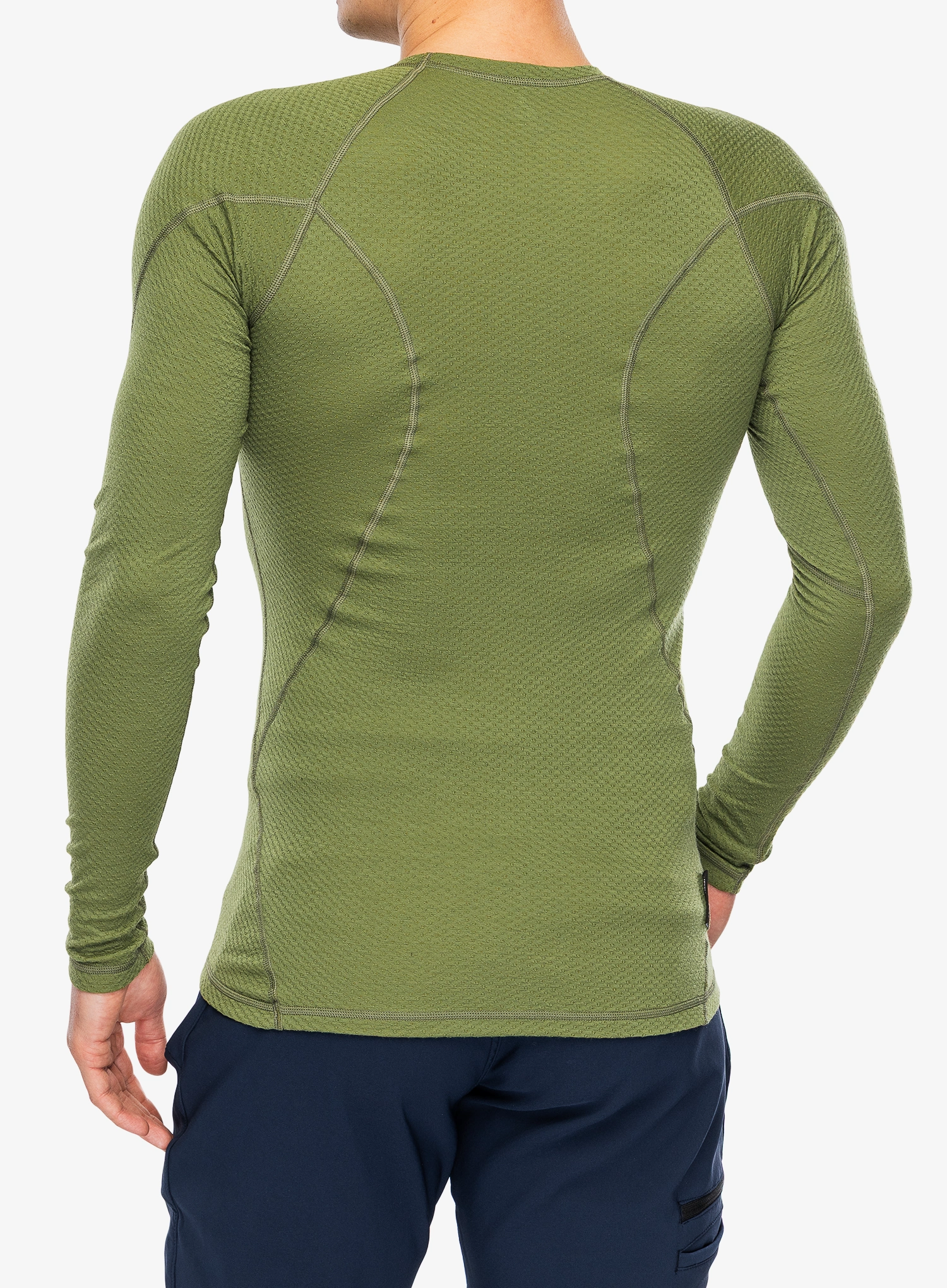 Funkčné tričko Sensor Merino DF Tee LS Camp - safari green
