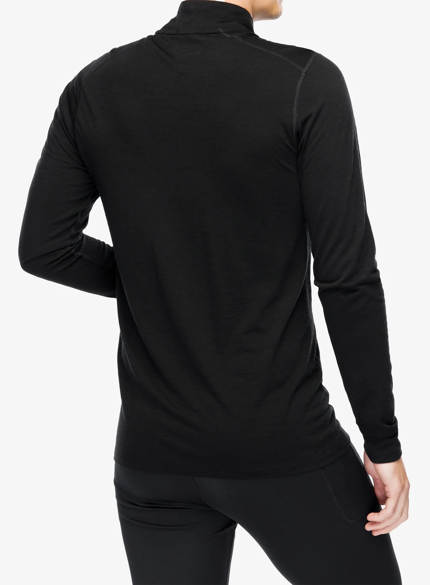 Funkčné tričko Smartwool Classic All-Season Merino BL 1/4 Zip Boxed - black