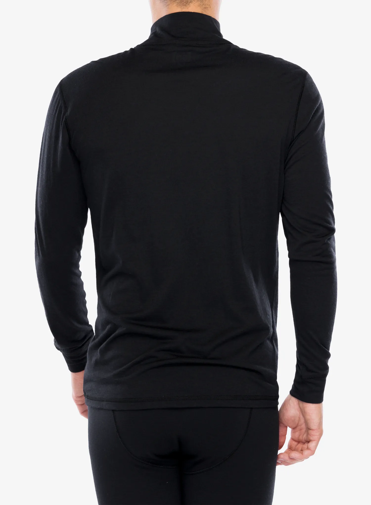 Funkčné tričko Super.natural Tundra175 Turtleneck - jet black