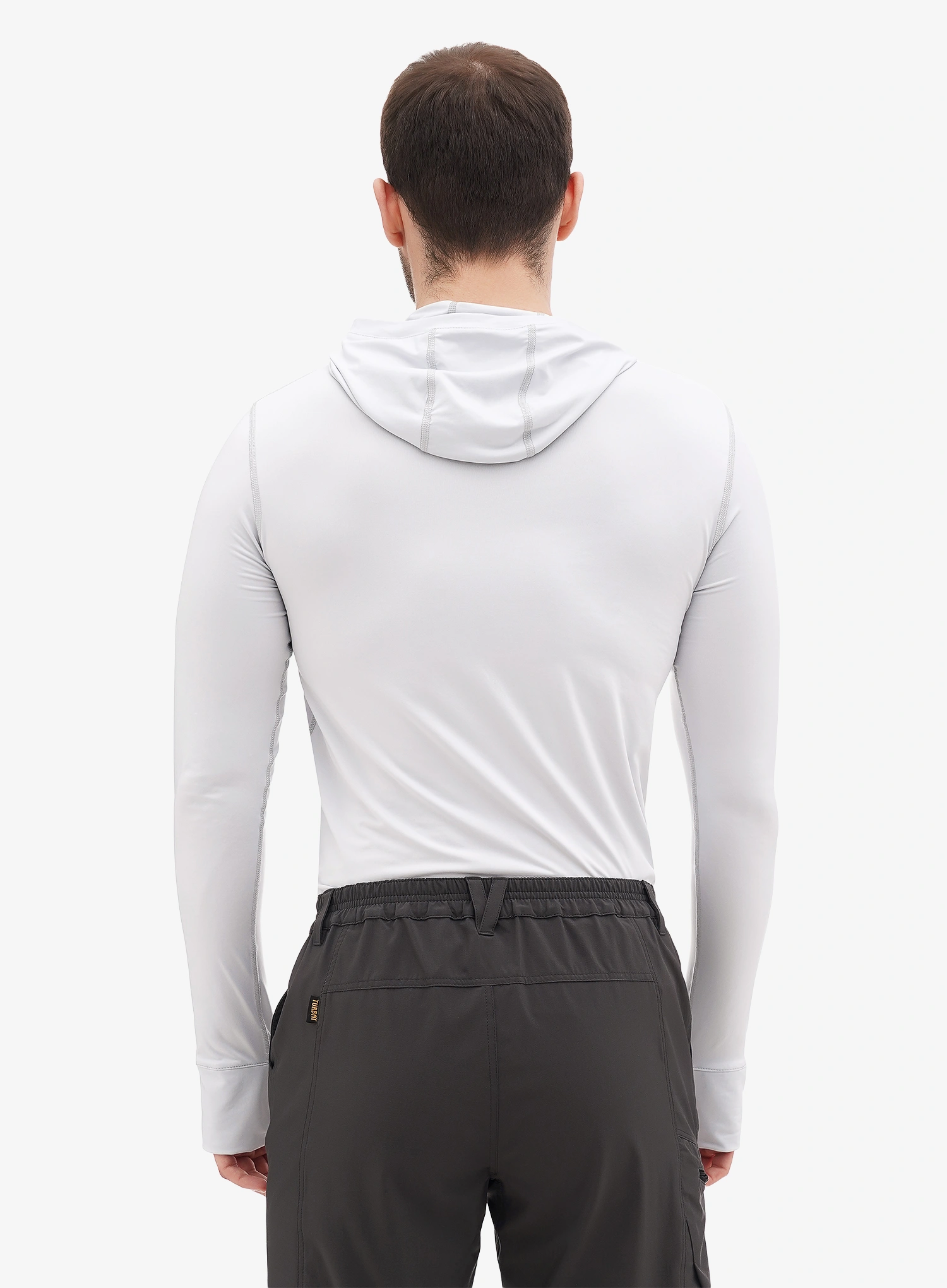 Funkčné tričko Turbat Hike Lite LS Hood Thermo T-Shirt - glacier gray