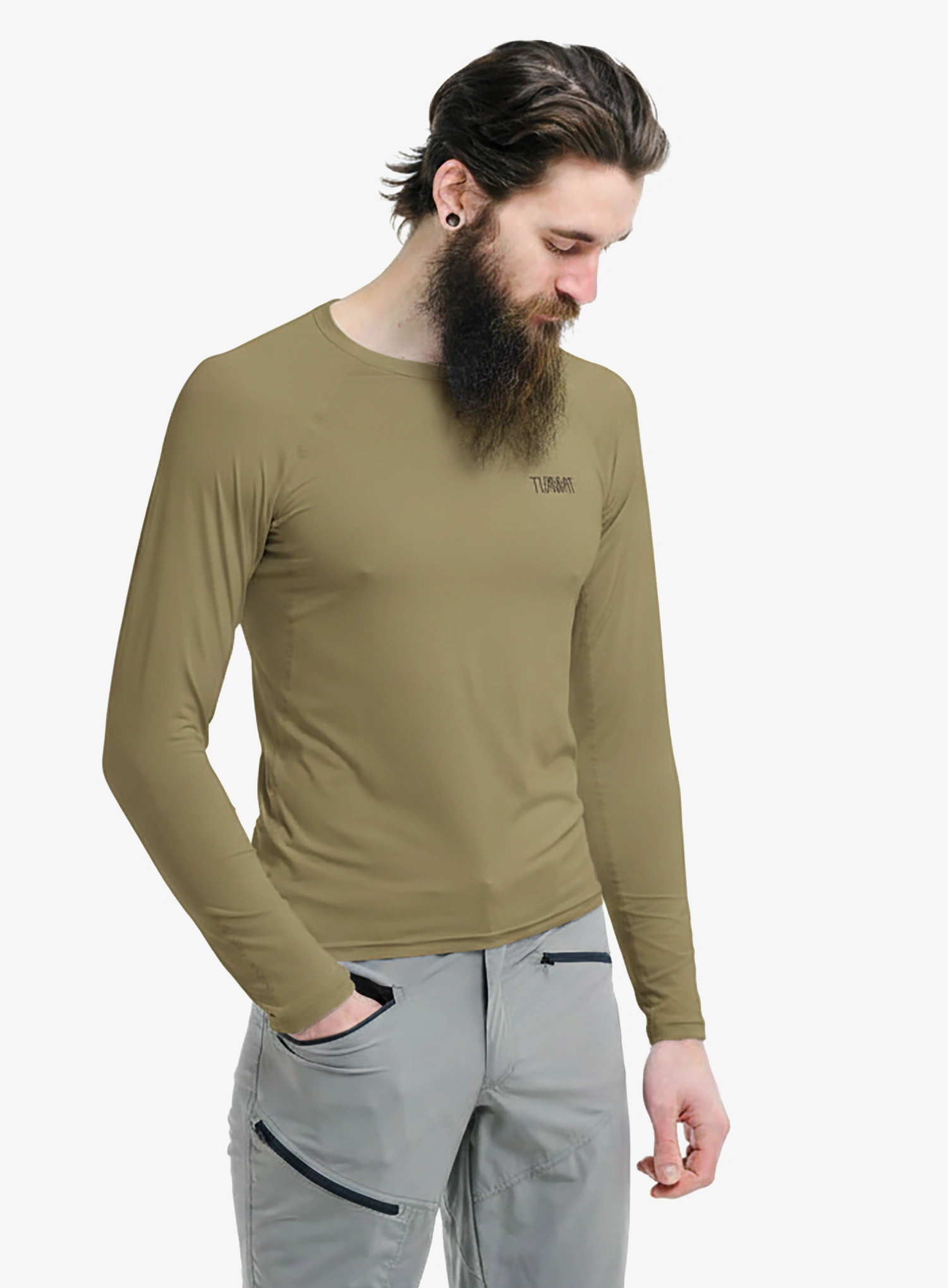Funkčné tričko Turbat Hike Lite LS Thermo T-Shirt - cornstalk sand