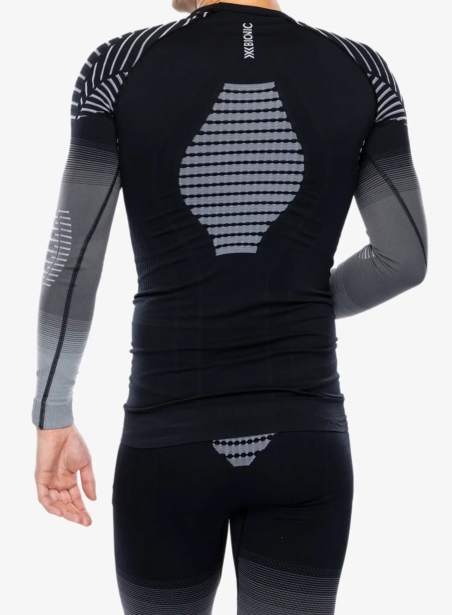 Funkčné tričko X-Bionic Invent Fx Shirt LS - x black/grey/light grey