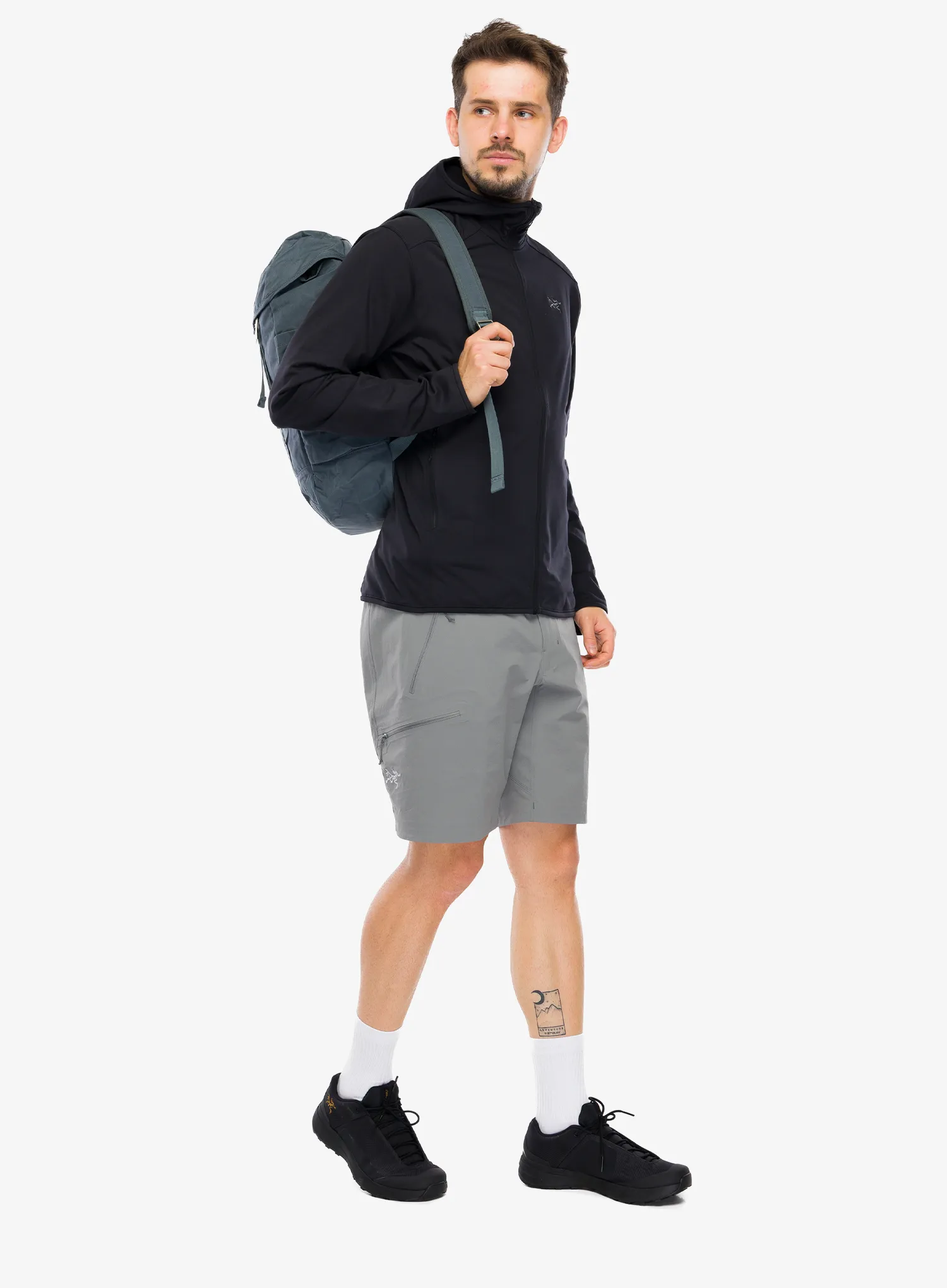 Turistická mikina Arcteryx Kyanite Lightweight Hoody - black