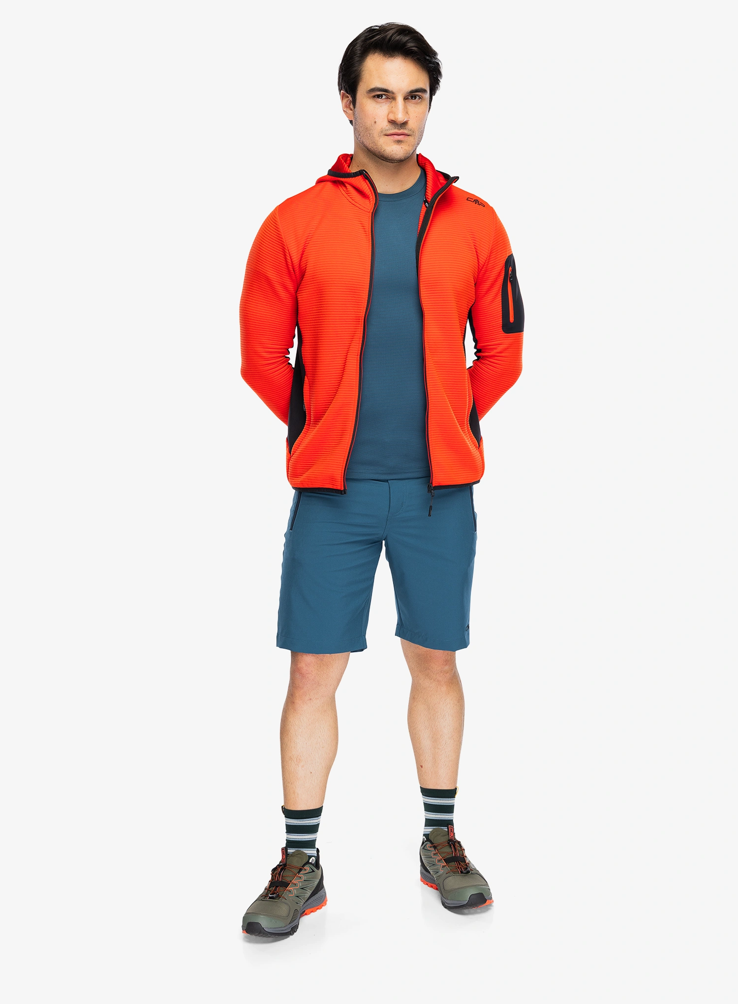 Turistická mikina CMP Mirevo Jacket - orange