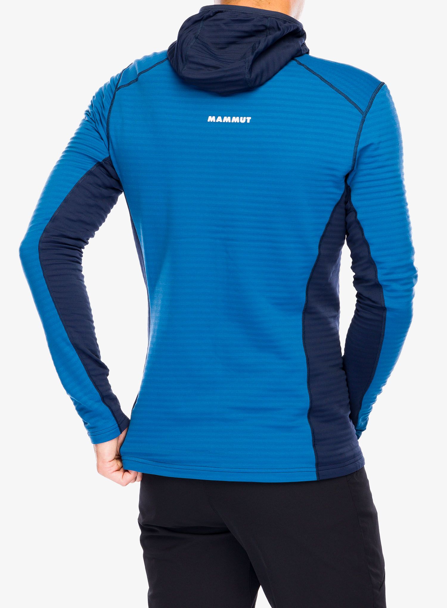 Turistická mikina Mammut Taiss Light ML Hooded Jacket - deep ice/marine