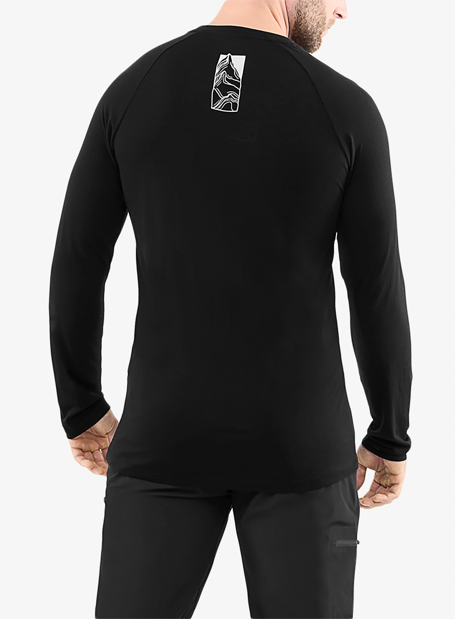 Mikina Viking Longsleeve Andali - black/light grey