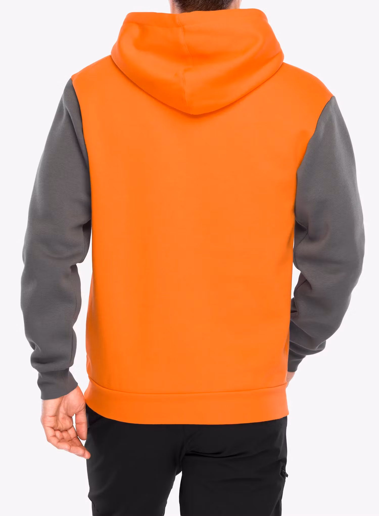 Mikina s kapucňou adidas TERREX Multi Large Logo Hoody - semi impact orange/charcoal