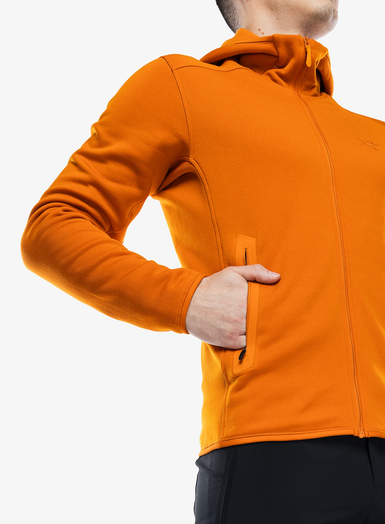 Mikina s kapucňou Arcteryx Kyanite Hoody - copper sky