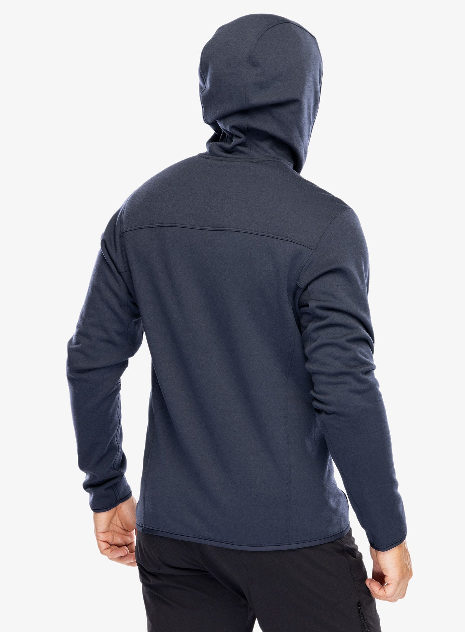 Mikina s kapucňou Arcteryx Kyanite Pullover Hoody - black sapphire