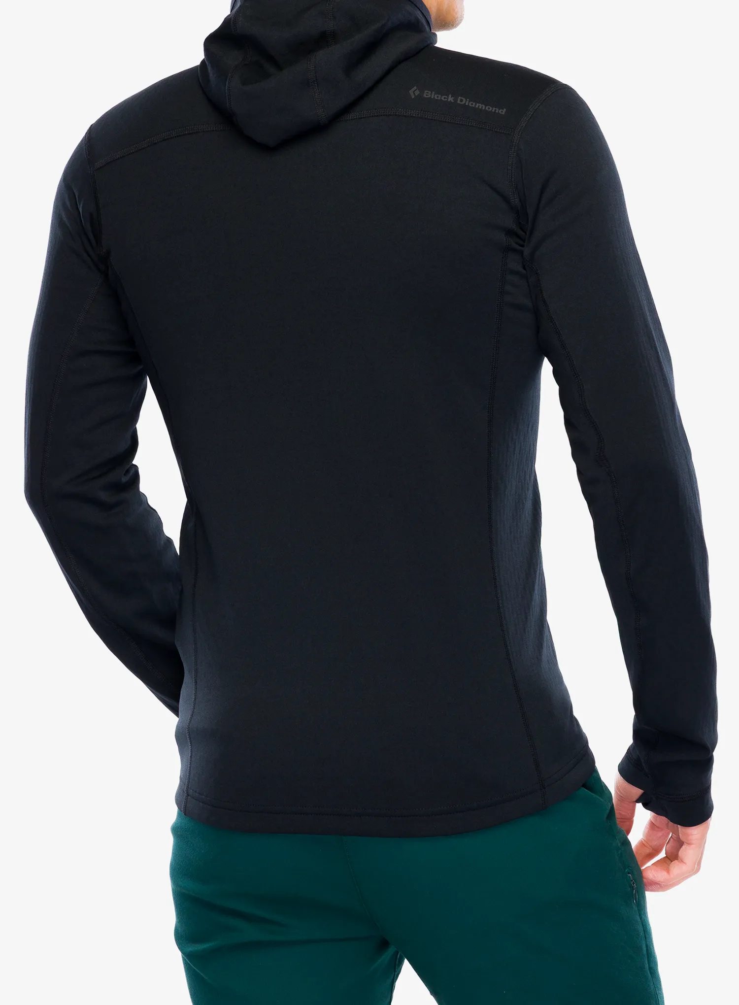 Mikina s kapucňou Black Diamond Coefficient Fleece Hoody - black