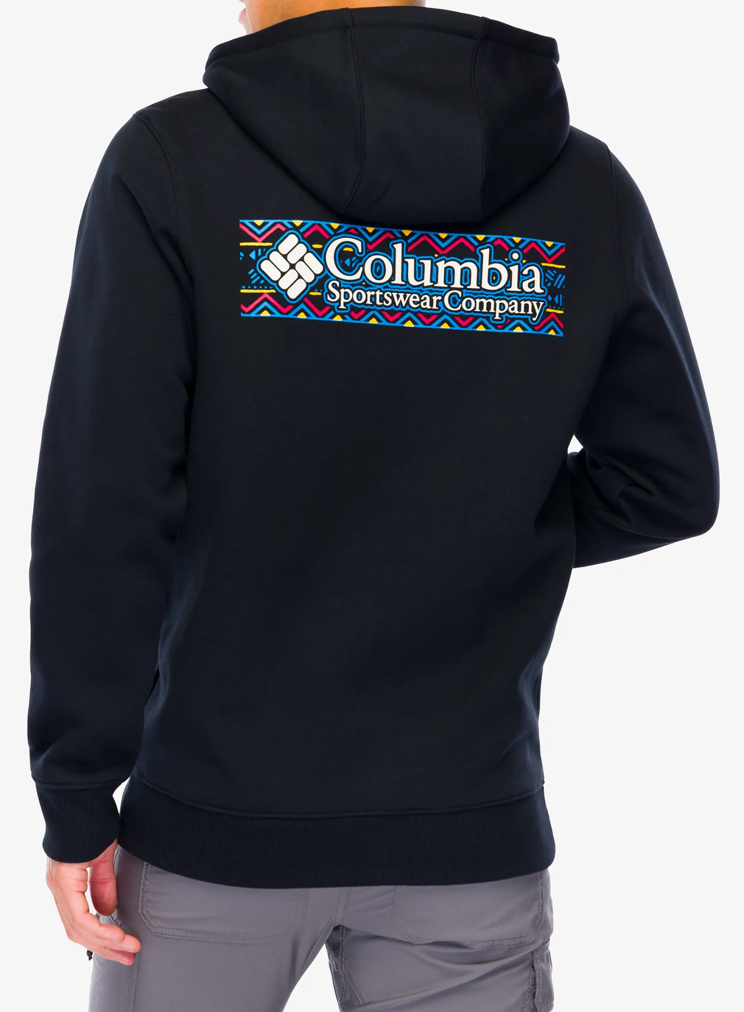 Mikina s kapucňou Columbia Meridian Creek Graphic Hoodie - black branded blanket