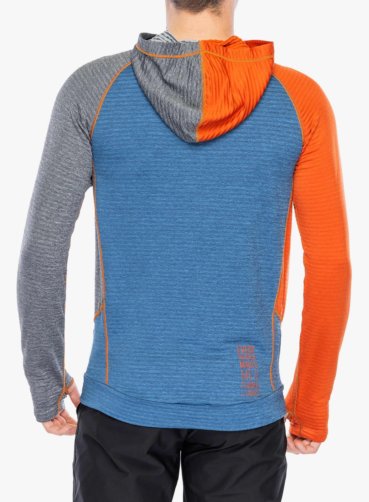 Mikina s kapucňou Crazy Pull Director Light - resina