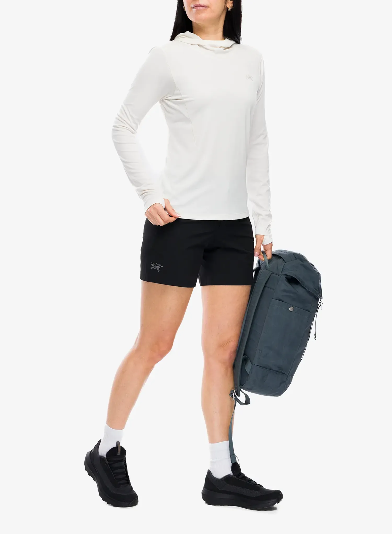 Dámska mikina s kapucňou Arcteryx Sunna Hoody - arctic silk