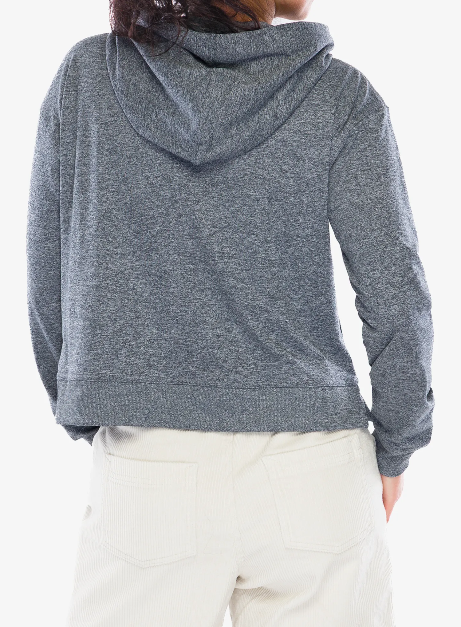 Dámska mikina s kapucňou Black Diamond Circuit Midlayer Hoody - anthracite