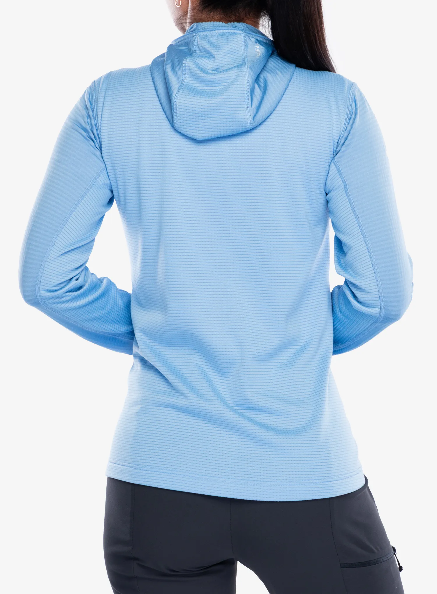 Dámska mikina s kapucňou Haglofs L.I.M Mid Multi II Hood - sky blue
