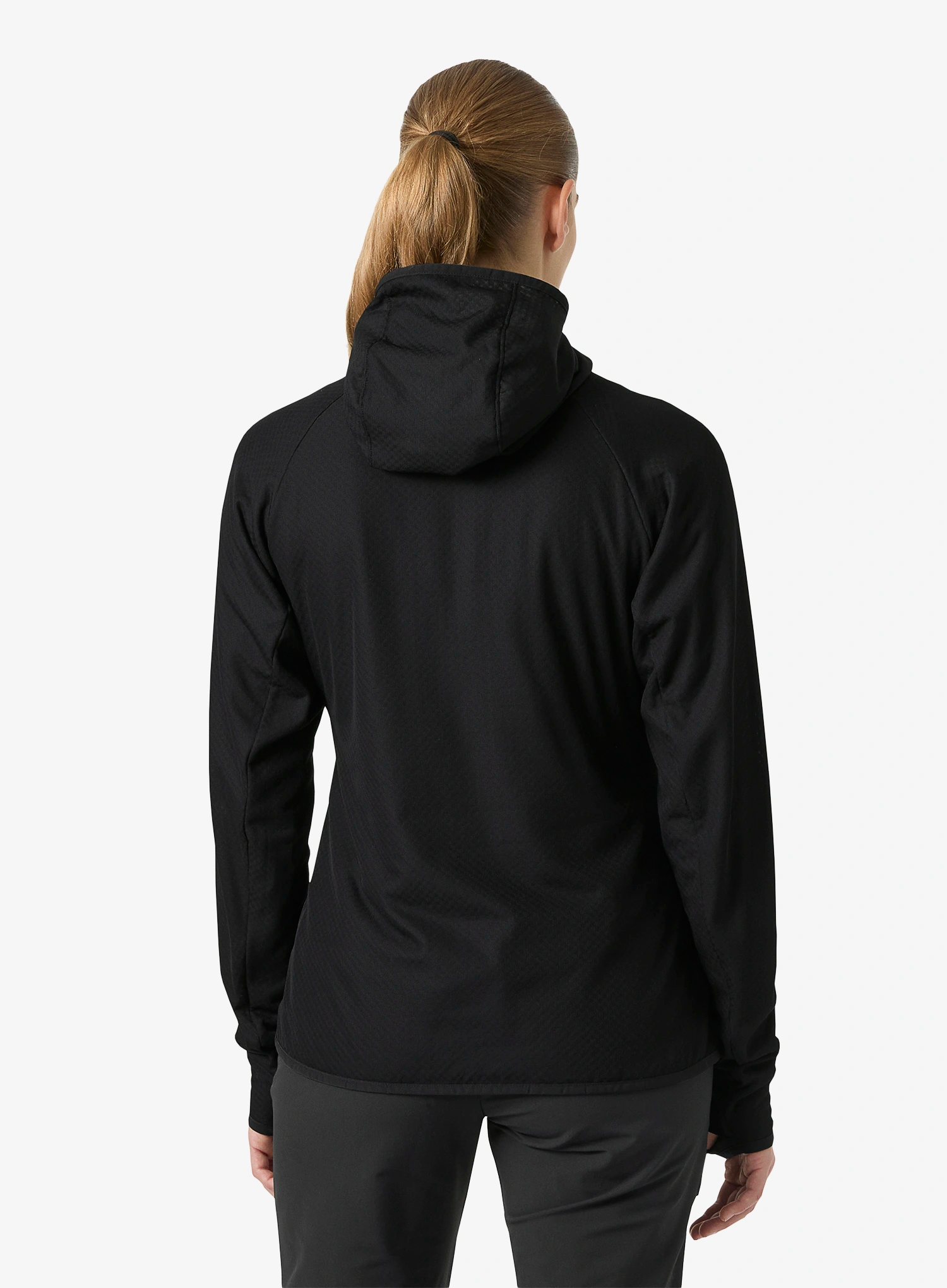 Dámska mikina s kapucňou Helly Hansen Odin Breeze Hooded Fleece - black
