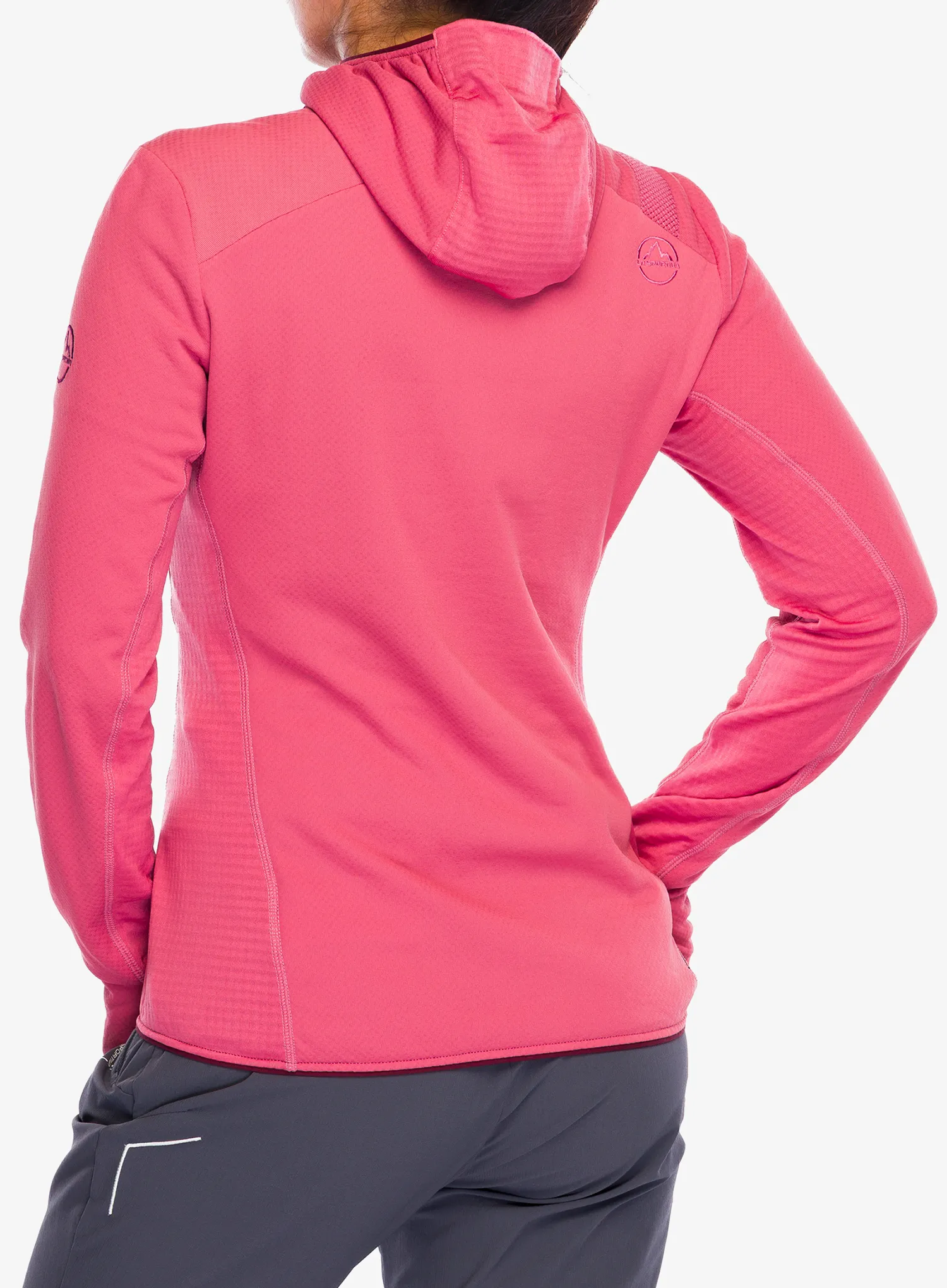 Dámska mikina s kapucňou La Sportiva Big Wall Pullover Hoody - rosebay