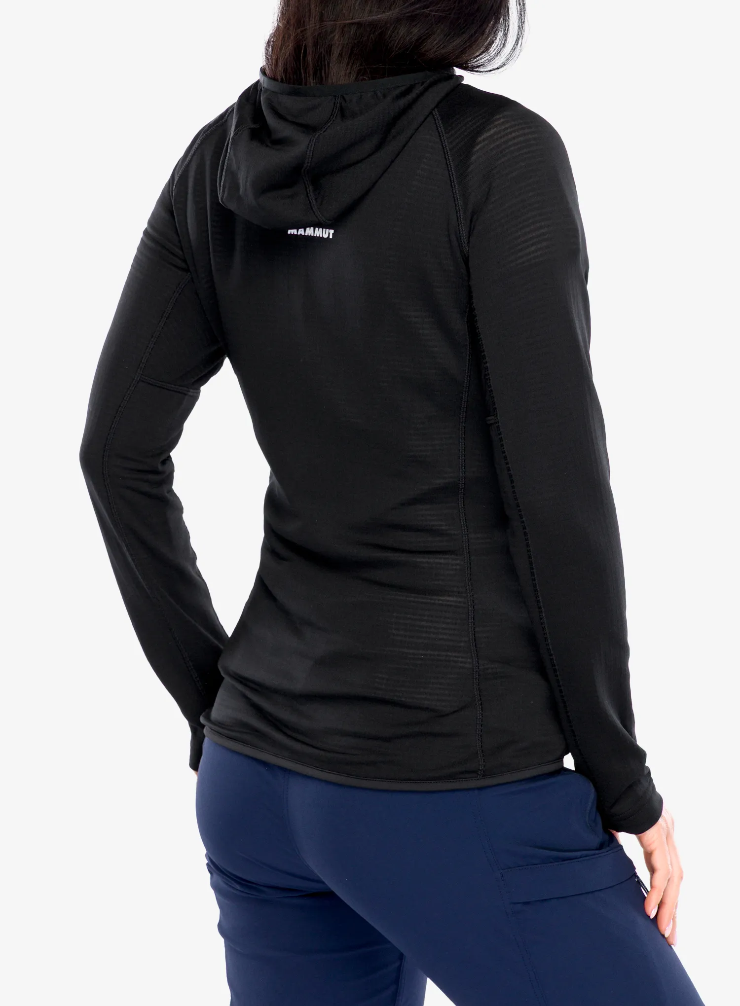 Dámska mikina s kapucňou Mammut Aenergy Light ML Hooded Jacket - black