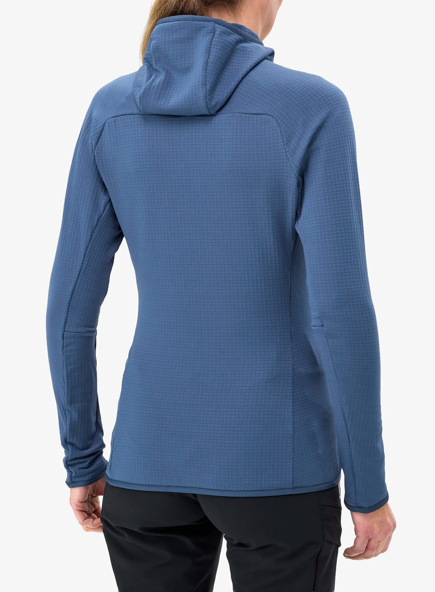 Dámska mikina s kapucňou Millet Fusion Grid Hoodie - dark denim