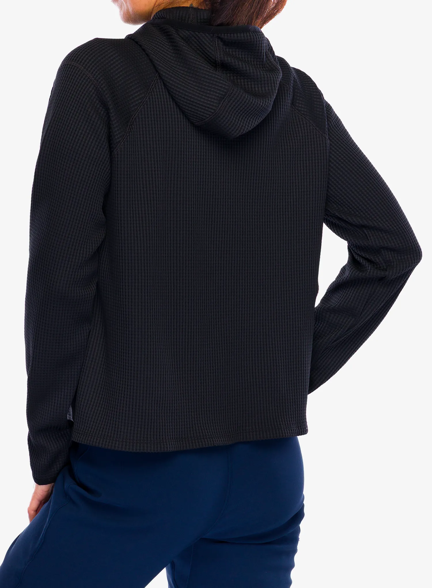 Dámska mikina s kapucňou Odlo Cubic Mid Layer Hoody - black