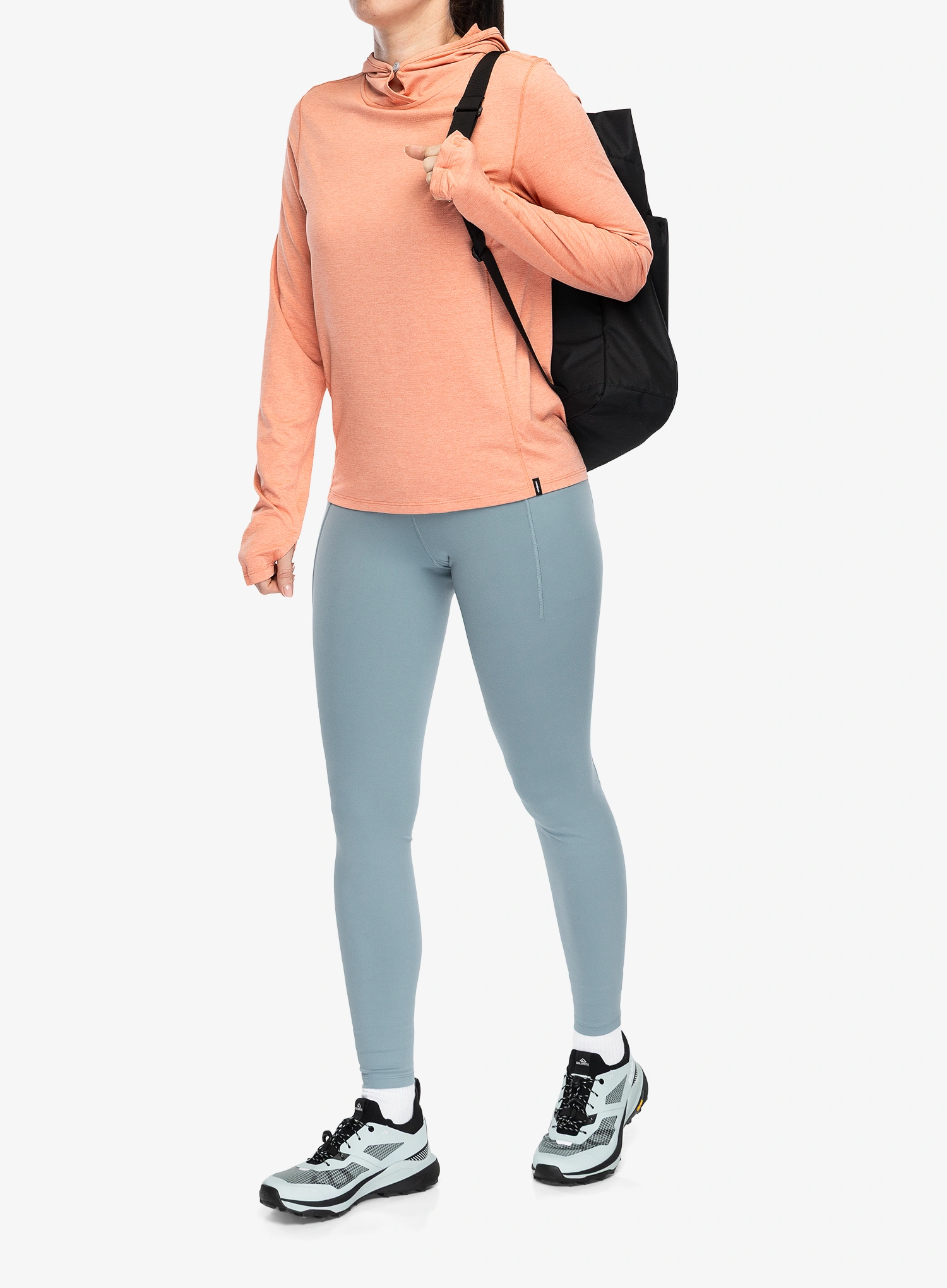 Dámska mikina s kapucňou Patagonia Cap Cool Sun Hoody - m.melon/peach sherbet x-dye