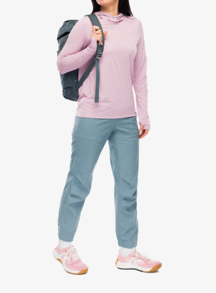 Dámska mikina s kapucňou Patagonia Cap Cool Ultra Hoody - l.violet/quiet violet x-dye