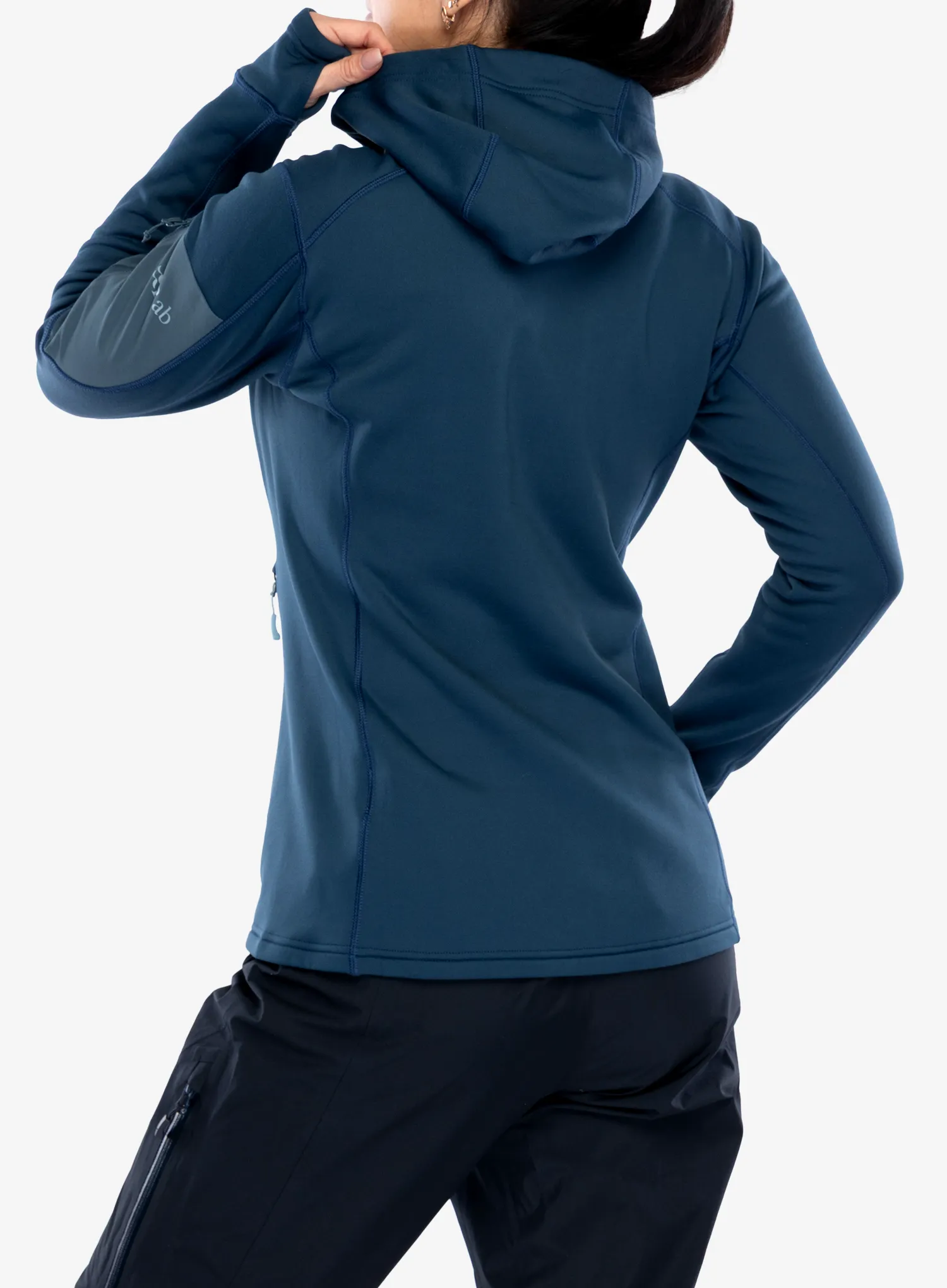 Dámska mikina s kapucňou Rab Modulus Hoody - tempest blue